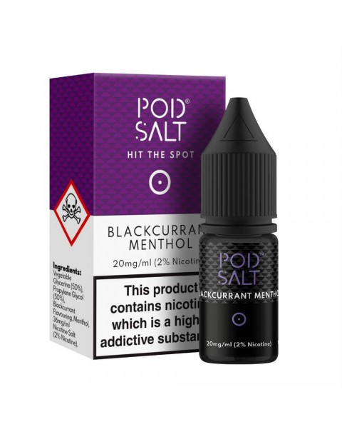 Pod Salt Blackcurrant Menthol Nic Salt